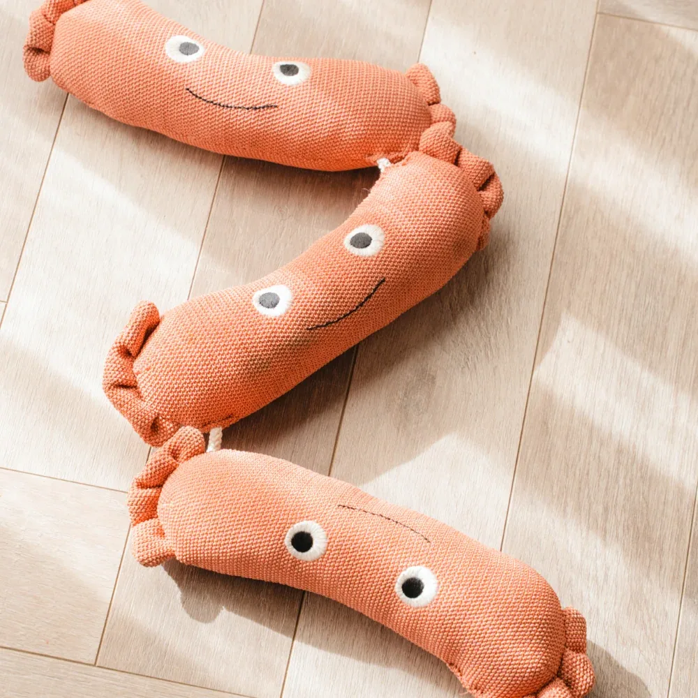 Pet Set Go Sausage Plush Toy for Dogs (Brown) - Image 2