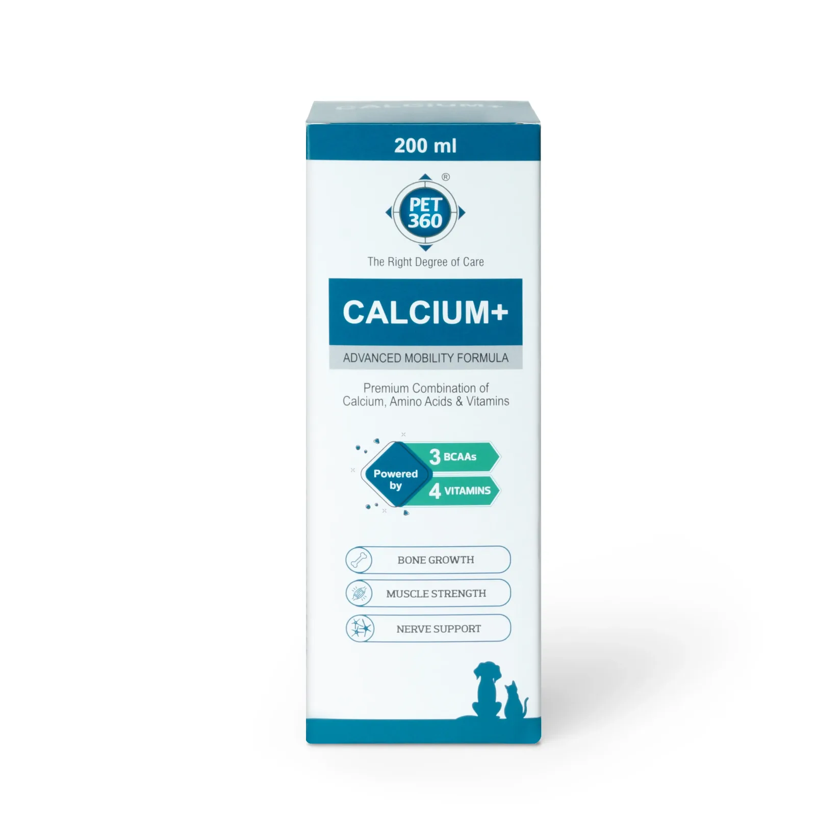 Pet360 Calcium+ Advanced Mobility Formula Syrup for Dogs & Cats