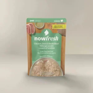 Petcurean Now Fresh Chicken, Duck & Broth Grain Free Wet Cat Food 24ea/2.5 oz