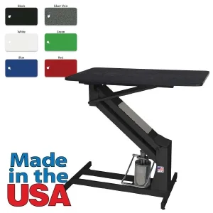 PetLift MasterLift Fixed Top Hydraulic Dog Grooming Table 42x24 Black