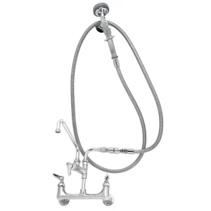 PetLift WallMount Faucet 8 in Center with Vacuum Breaker