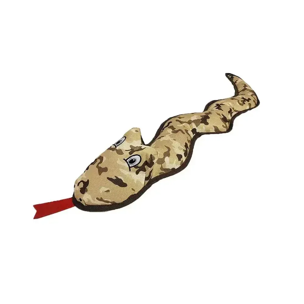 Petlou Camo Critters Snake Dog Toy for Fun Playtime 29"