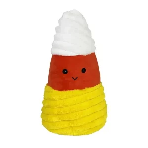 Petlou Candy Corn Plush Squeaky Dog Toy – 12"