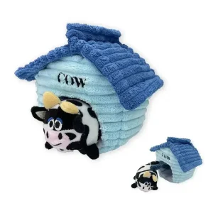 Petlou Cubbiez Interactive Tug & Toss Toy with Squeaker Fun 6"