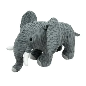 Petlou Groovyz Elephant Dog Toy Durable Plush