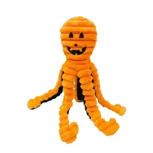 Petlou Halloween King Octopus Squeaky Plush Dog Toy 26"