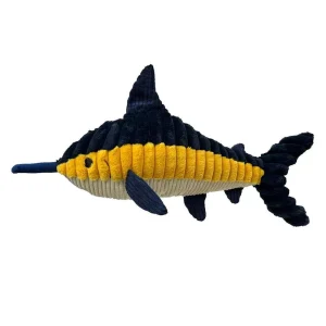 Petlou Ocean Friends Swordfish Dog Plush Toy for Playful Pups