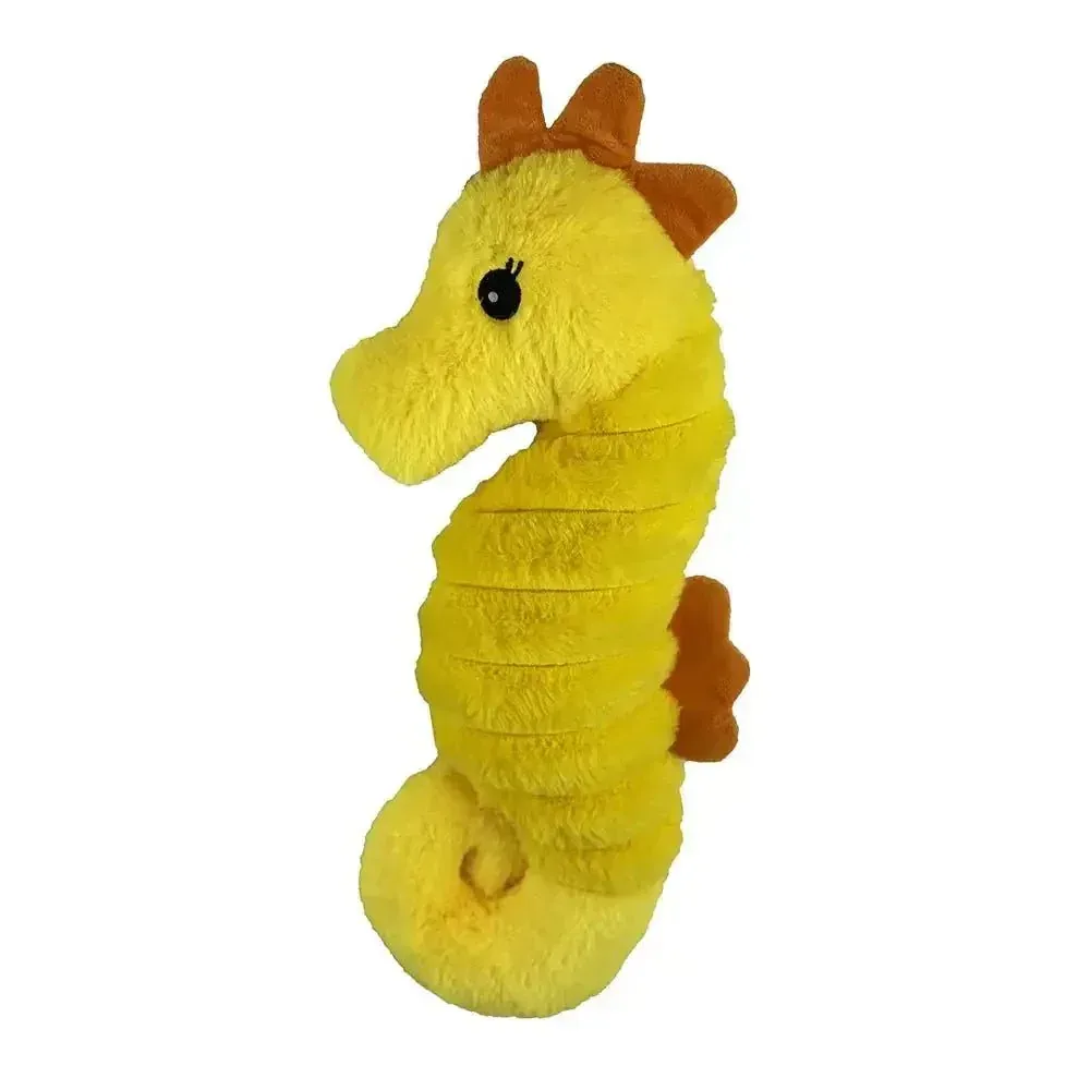 Petlou Seahorse Dog Toy - Soft & Squeaky Plush Fun 16"