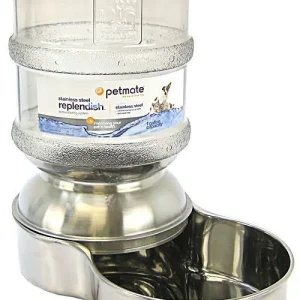 Petmate Replendish Stainless Steel Waterer