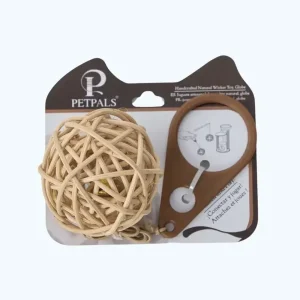 PetPals Wicker Rattan Cat Toys for Playful Kittens