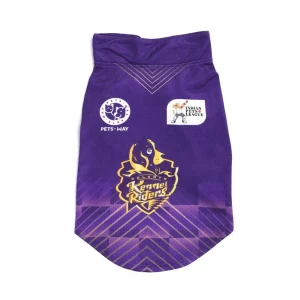Pets Way Kolkata Kennel Riders IPL Jersey for Dogs and Cats (Purple)| Indian Pet League