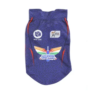 Pets Way Lucknow Super Guards IPL Jersey for Dogs and Cats (Blue)| Indian Pet League