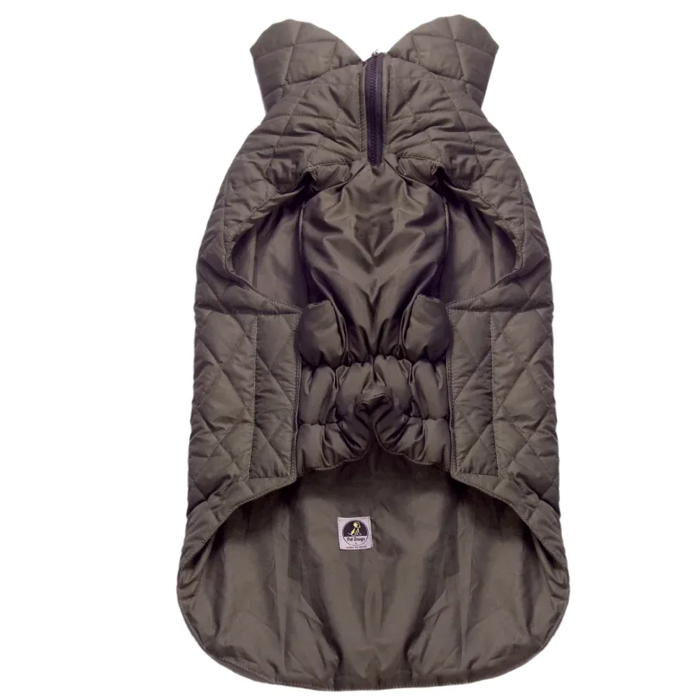 Petsnugs Quilted Jacket for Dogs and Cats (Olive Green) - Image 2