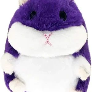 Petsport Tiny Tots Fat Hamster Plush Dog Toy Purple