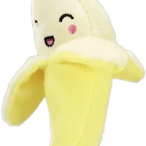 Petsport Tiny Tots Foodies Banana Plush Dog Toy