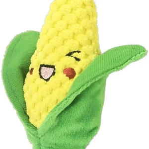 Petsport Tiny Tots Foodies Corn Plush Dog Toy