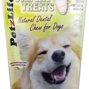 PETZLIFE Complete All-Natural Large Breed Dental Dog Treats - 8 oz