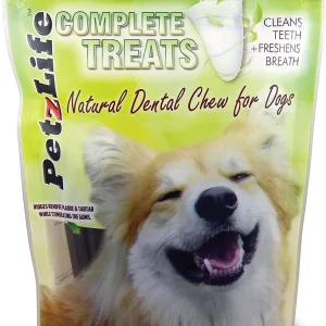PETZLIFE Complete All-Natural Small Breed Dental Dog Treats - 8 oz