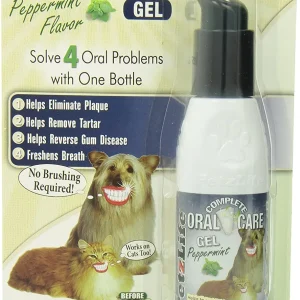 PETZLIFE Oral Care Gel Blister Pack for Dogs and Cats - 4 oz