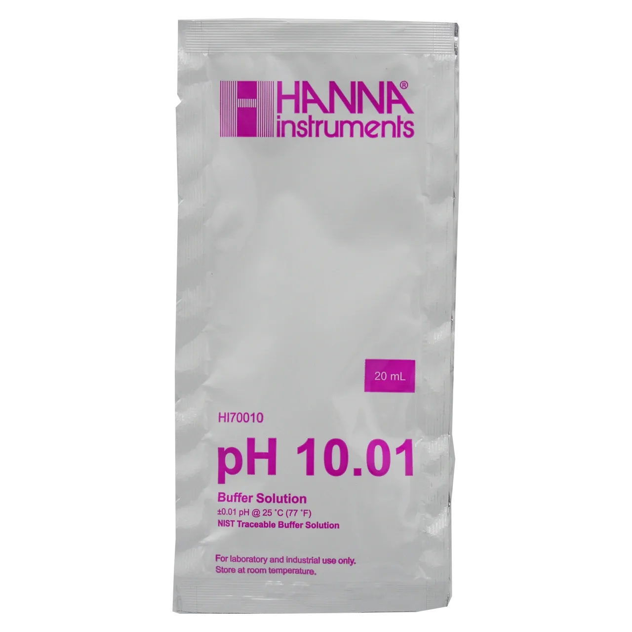 pH 10.01 Calibration Buffer 20 ml (Single Pack) - Hanna Instruments