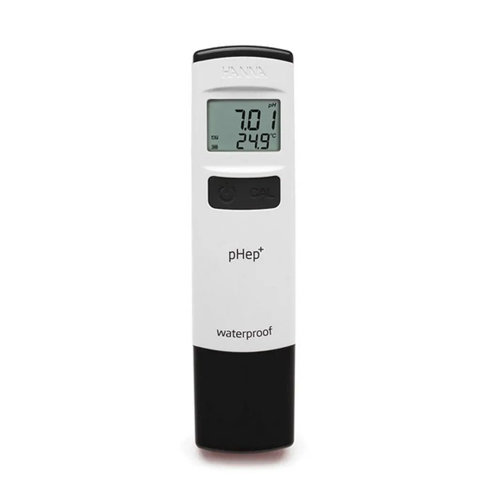 pHep®+ Waterproof Pocket pH Tester with 0.01 pH Resolution (HI98108) - Hanna Instruments