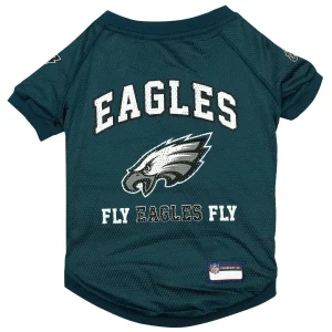 Philadelphia Eagles Raglan Jersey for Dogs - NFL Licensed Pet Apparel