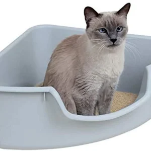 Pioneer Corner Litter Box - Gray