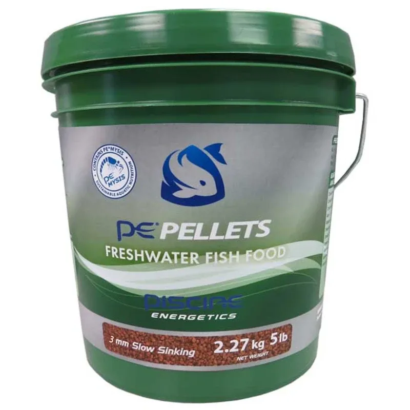 Piscine Energetics Mysis Pellets Freshwater 5 lbs Pail (3mm)