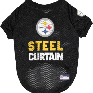 Pittsburgh Steelers Raglan Jersey for Dogs - NFL Licensed Pet Apparel