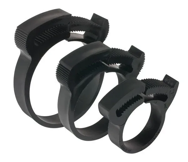 Plastic Hose Clamp, 0.75" - LOT of 10