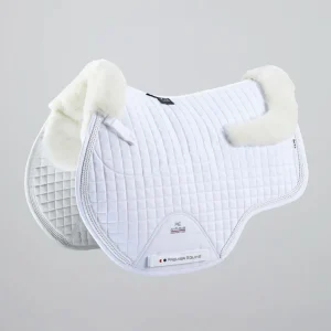 Pony Close Contact Merino Wool Half Lined European GP/ Jump Square White/Natrual Wool
