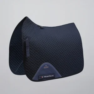 Pony Plain Cotton Dressage Square Navy