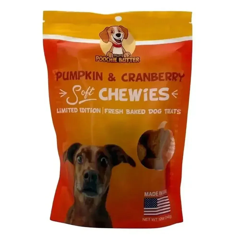 Poochie Butter Dilly's Pumpkin Soft & Chewy Dog Treats 12oz