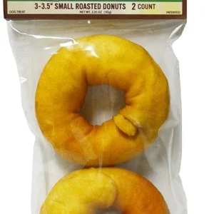 Pork Chomps Roasted Donuts 3 Inch Dog Treat