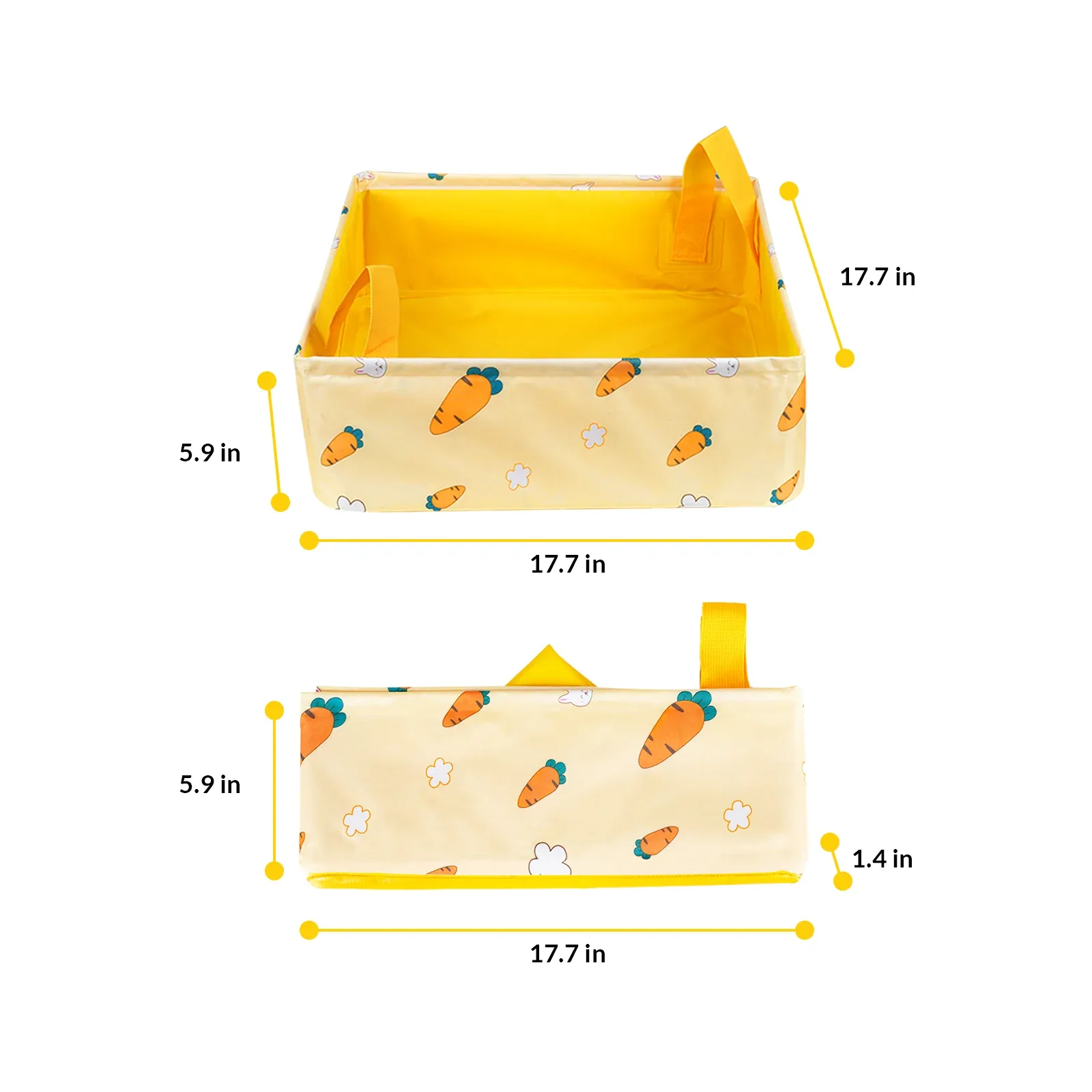 Portable Foldable Cat Litter Box – Perfect for Travel and Easy Cleanup Anywhere - Image 2