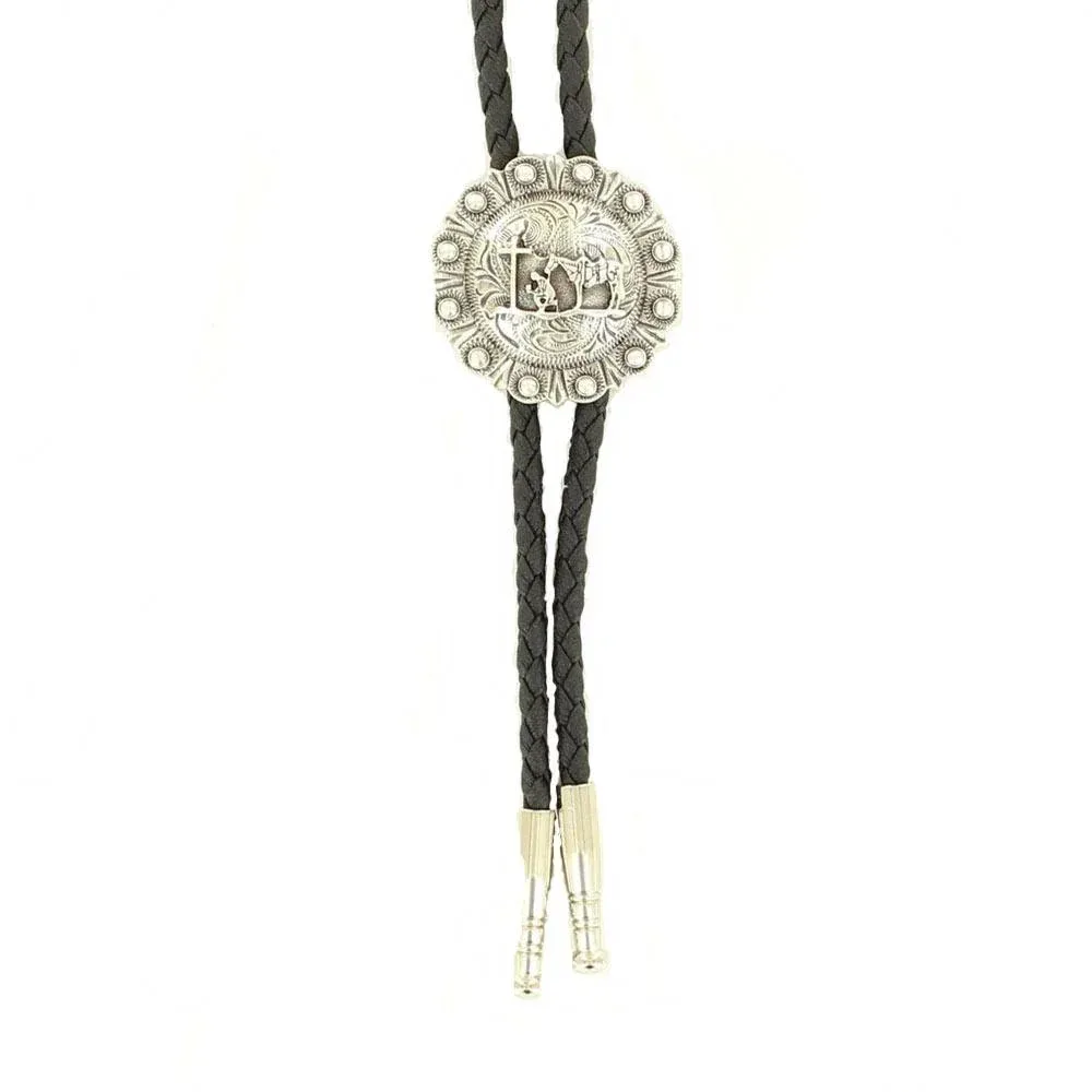 Praying Cowboy Bolo Tie