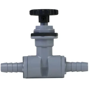 Precision Needle Valve with 3/8" Barb Fittings