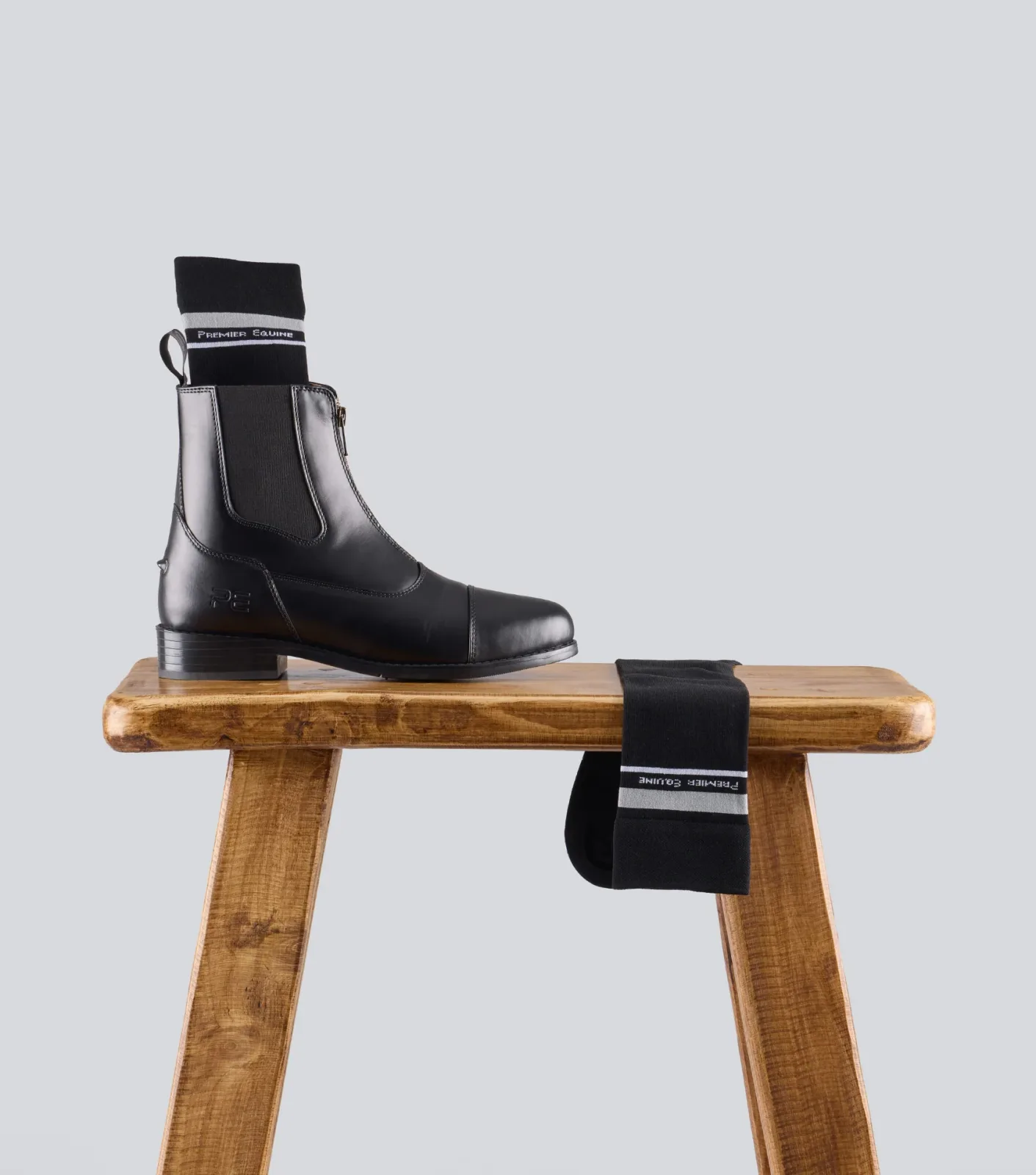 Premier Equine Riding Socks (1 Pair) Black - Image 2