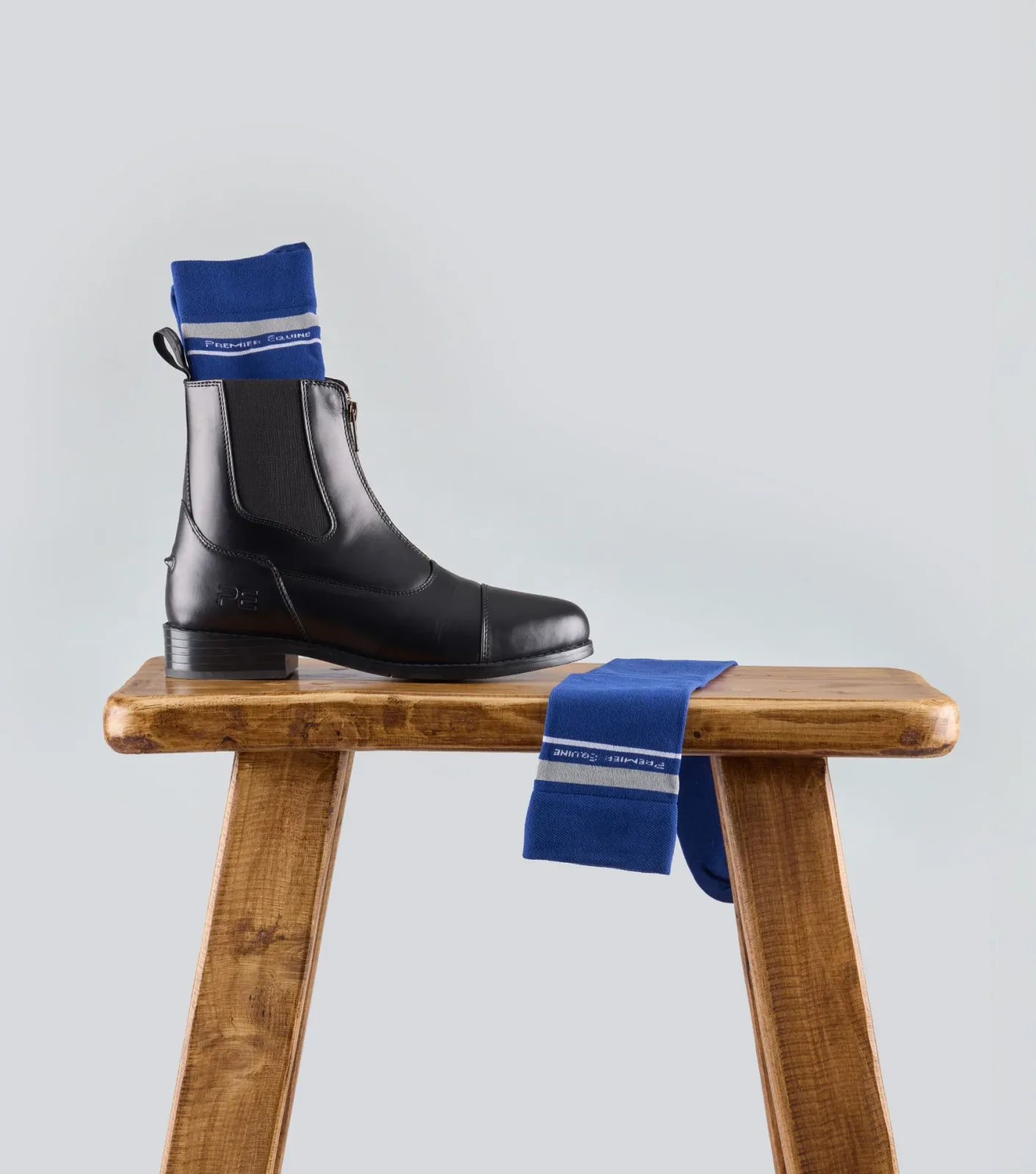 Premier Equine Riding Socks (1 Pair) Blueprint - Image 2