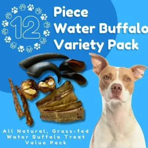 Premium All Natural Water Buffalo Chews for Dogs
