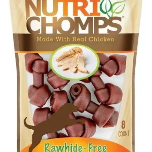 Premium Nutri Chomps Chicken Flavor Mini Knots
