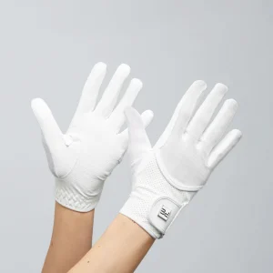 Presa Junior Mesh Competition Riding Gloves White