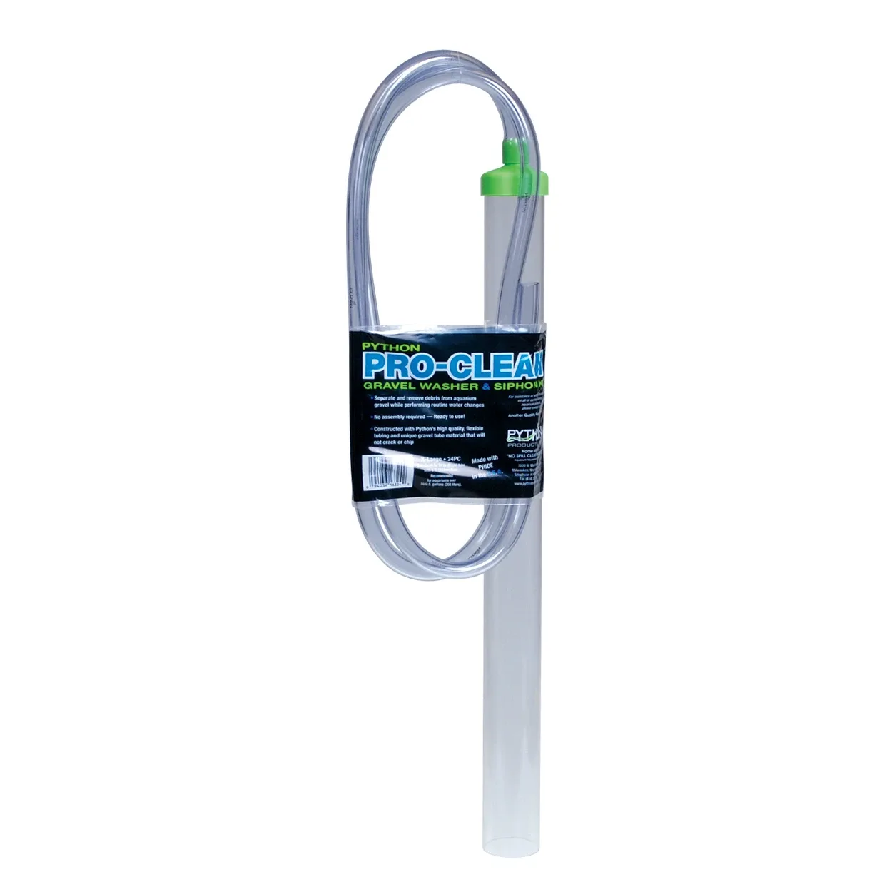 Pro-Clean Gravel Vac - X-Large ( 24" Tube w/ 6' Hose) - Python