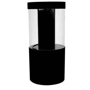 Pro Cylinder 125 Acrylic Aquarium w/ BLACK Stand - Pro Clear Aquatic Systems