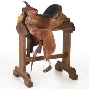 Pro Qualifier Used 14in Floral Barrel Saddle