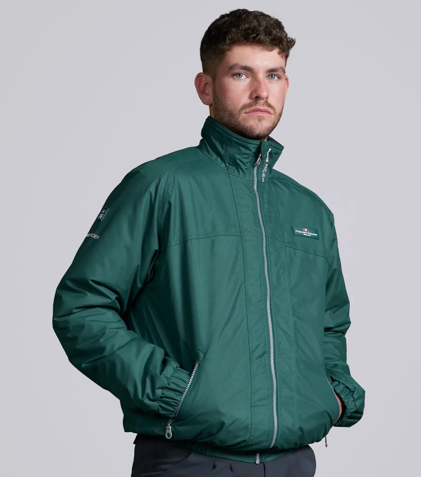 Pro Rider Mens Waterproof Jacket Green