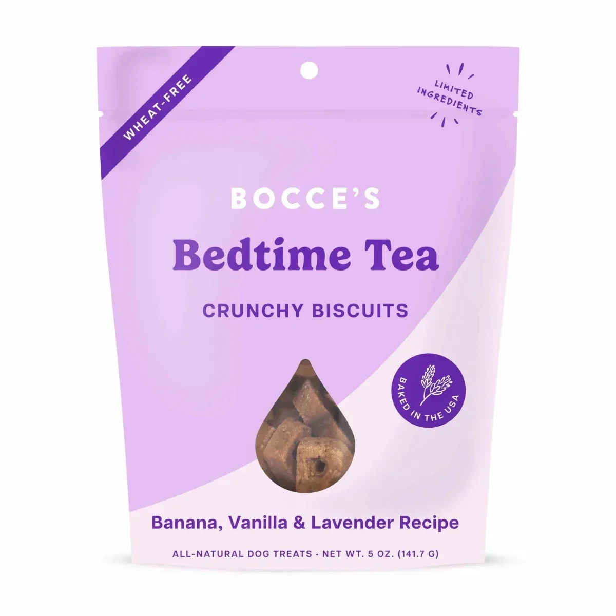 Bocce's Bakery Bedtime Tea Biscuit Dog Treats 5 oz