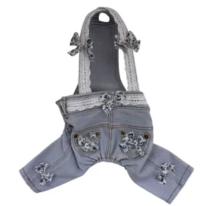 It's a Bow World Blue Overalls