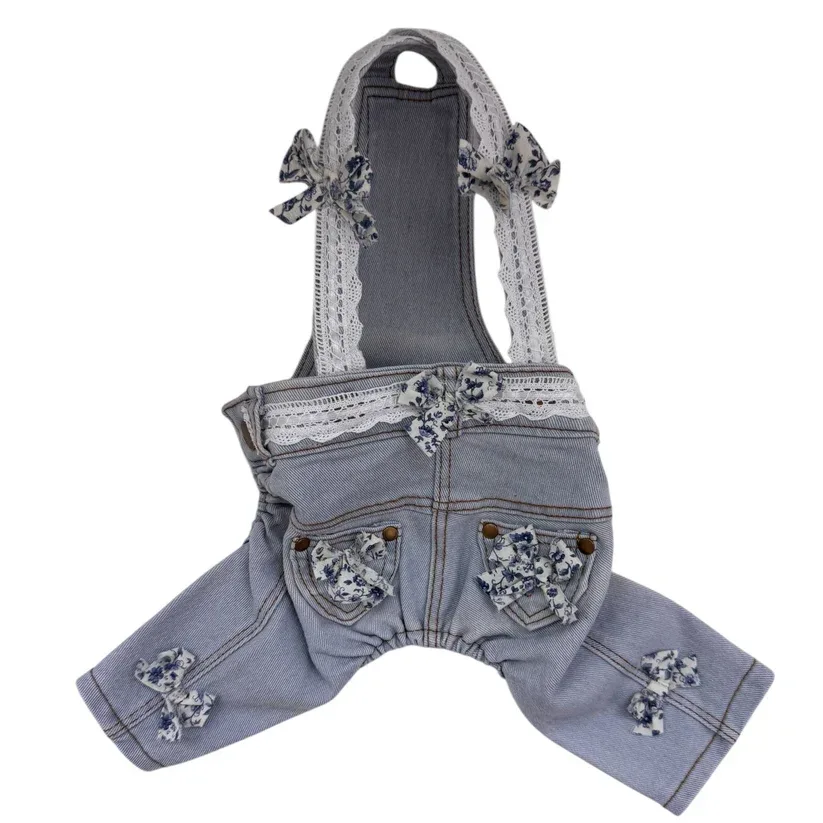 It's a Bow World Blue Overalls