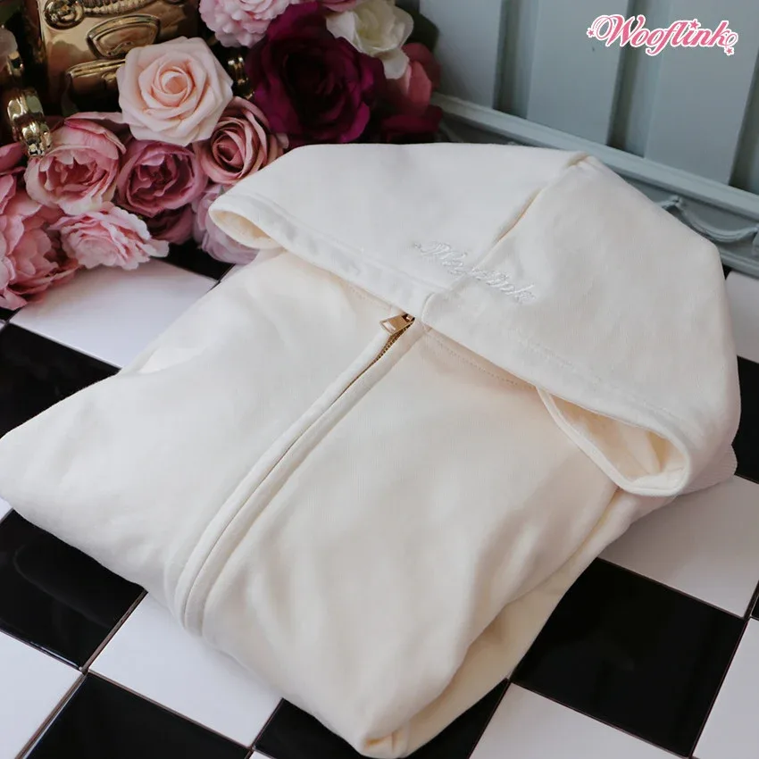 Wooflink Milkshake Zip up Hoodie for Mom - Image 2